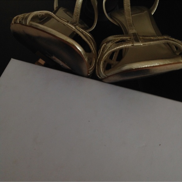 Christian Dior Lattice T-Strap Metallic size 39 - Picture 5 of 10